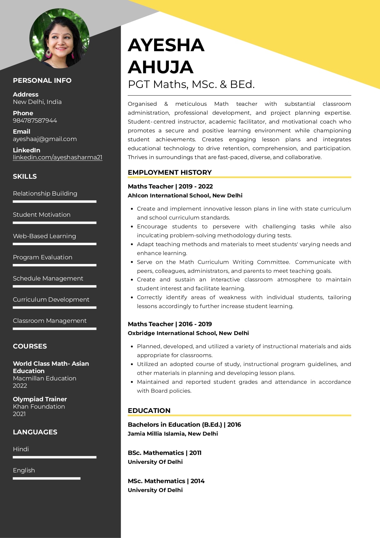 Resume 9